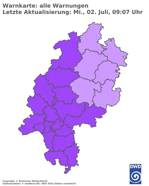 Aktuelle Wetterwarnungen für %region%